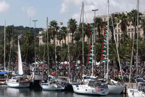 أسطول الصمود يتوجه إلى غزة في مسعى لفك الحصار الإسرائيلي وسط تهديدات إسبانية بـ’العمل الدبلوماسي’ – شاشوف