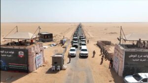 اخبار المناطق – قوات درع الوطن تبدأ رسميًا بتأمين خط الوديعة – العبر في حضرموت.