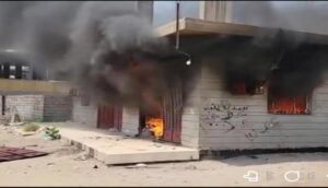 تغطية من عدن – حريق ي devastation منزل صحفي في عدن (صورة)