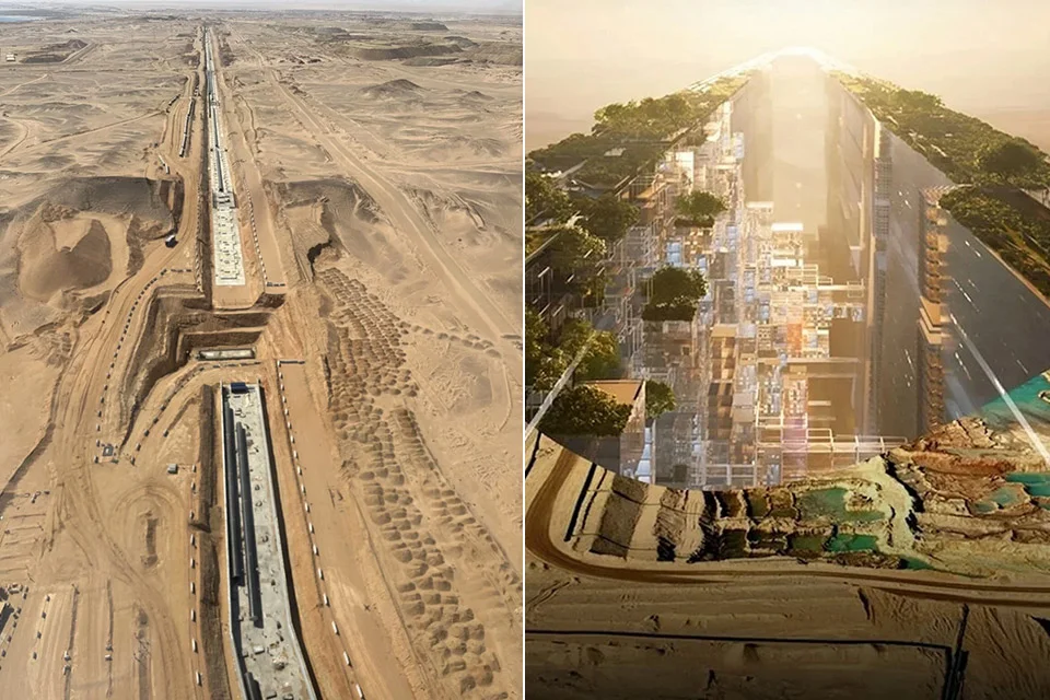 مشروع ‘ذا لاين’ السعودي يتقلص من ارتفاع هائل إلى 2.4 كيلومتر فقط – شاشوف