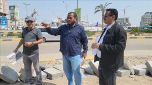 اخبار عدن – مدير عام المنصورة يطلق مشروع إنشاء منطقة ترفيهية في مثلث دوار السفينة
