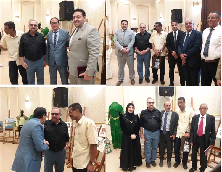 لقاء ودي مع الأستاذ خالد من شركة CCC في احتفالية اليوم العالمي للسياحة بعدن