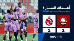 شاهد أهداف مباراة الرائد 1 – 2 الخلود | الجولة ( 34 ) من دوري روشن السعودي للمحترفين 2024-2025