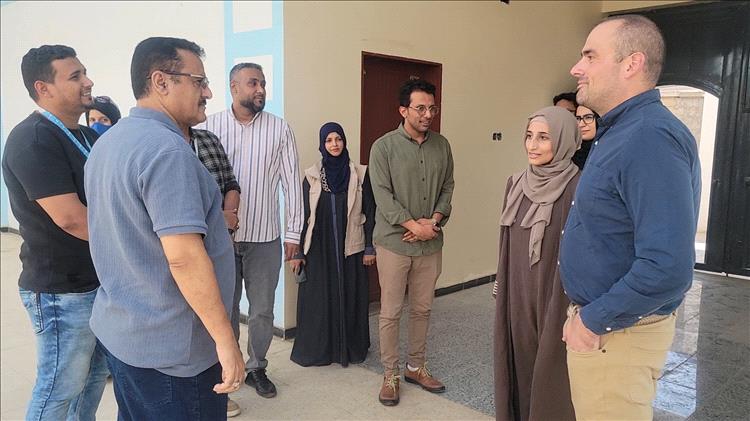 مدير عام المنصورة ووفد من منظمتي