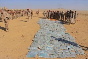 اخبار وردت الآن – المنطقة العسكرية السادسة تستعيد أكثر من طن من المواد المحظورة خلال حملة الانتشار