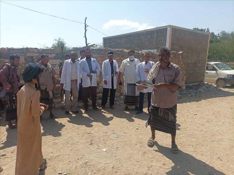 فريق الاستجابة الصحية بلودر ينفذ نزولًا ميدانيًا إلى منطقة جحين بعد وفاة طفل بمرض الحصبة