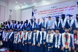 اخبار عدن – كلية الصيدلة في جامعة عدن تحتفل بتخريج الدفعة السادسة والعشرين وتوزيع الشهادات الجامعية.