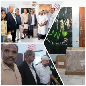 اخبار المناطق – بناءً على توجيهات المدير السنة الشاعري: مدير الرعاية الطبية الدكتور عبدالغني يتسلم جهاز الفحص