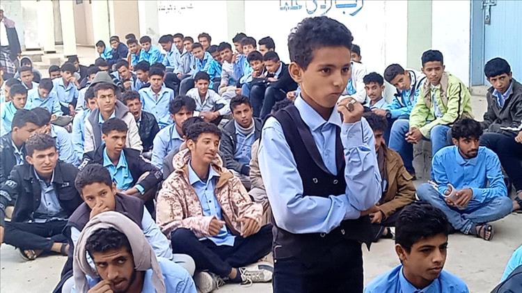 ثانوية سرار يافع تنظم ندوة أدبية وثقافية لطلابها