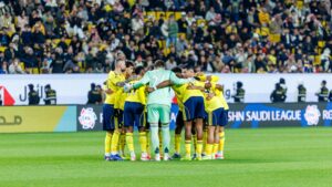 شاهد الفيديو: النصر يستغل هدية الهلال ويفوز على الخلود بثلاثة أهداف | كووورة