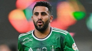 محرز يتعهد بالانيوزصار على الهلال في مباراة القمة بالدوري السعودي