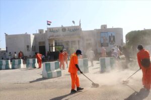 اخبار عدن – انطلاق الحملة السنةة للنظافة والتوعية البيئية في مديرية البريقة.