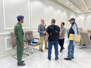 اخبار عدن – زيارة وفد من منظمة الإنتربول لمقر وزارة الداخلية في العاصمة المؤقتة عدن