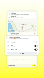 سناب شات يتيح لك الآن إبلاغ الآخرين عند وصولك إلى وجهتك