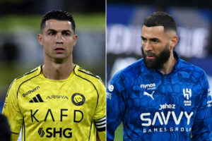عودة رونالدو تتابع نيوزيجة الهلال وبنزيمة في أول مباراة ضد فريقه القديم الاتحاد
