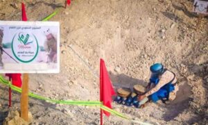 اخبار المناطق – «مسام» يدمر 724 لغمًا وذخيرة في حضرموت
