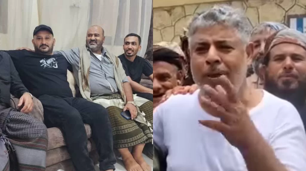 حسين هرهره وابراهيم البكري في أول ظهور بعد العفو