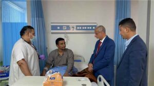 اخبار عدن – الوكيل الشبحي يتفقد جرحى قصف قصر معاشيق ومعارك باب المندب والصبيحة ويؤكد رفع ج