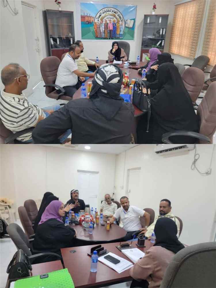 اخبار عدن – حقوق العمال فوق كل اعتبار.. قيادة نقابات عدن تبحث تعزيز الشراكة مع نقابة المصا