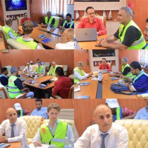 موفد شركة «موف وان البريطانية - الأمريكية» يزور ميناء عدن