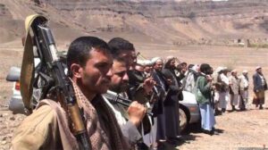 اخبار وردت الآن – حشود قبلية كبيرة في خولان بصنعاء احتجاجاً على انتهاكات ميليشيا الحوثي بح